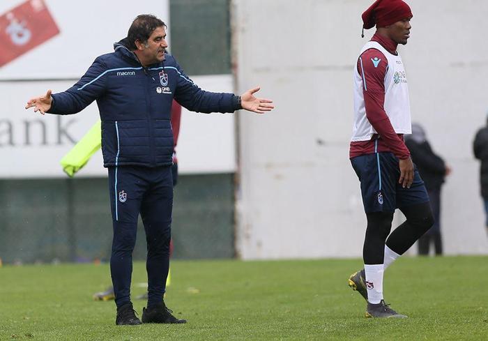 Trabzonsporda Olcay Şahan idmana çıktı