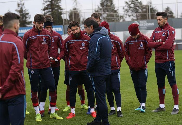 Trabzonsporda Olcay Şahan idmana çıktı