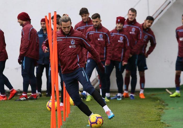 Trabzonsporda Olcay Şahan idmana çıktı