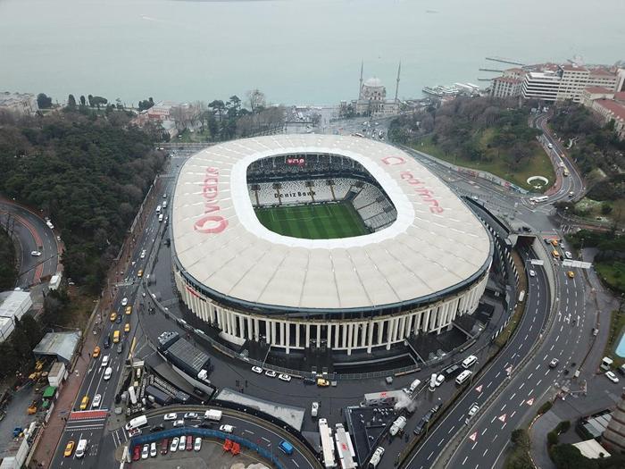 Dev derbi öncesi stat zeminindeki son durum havadan görüntülendi