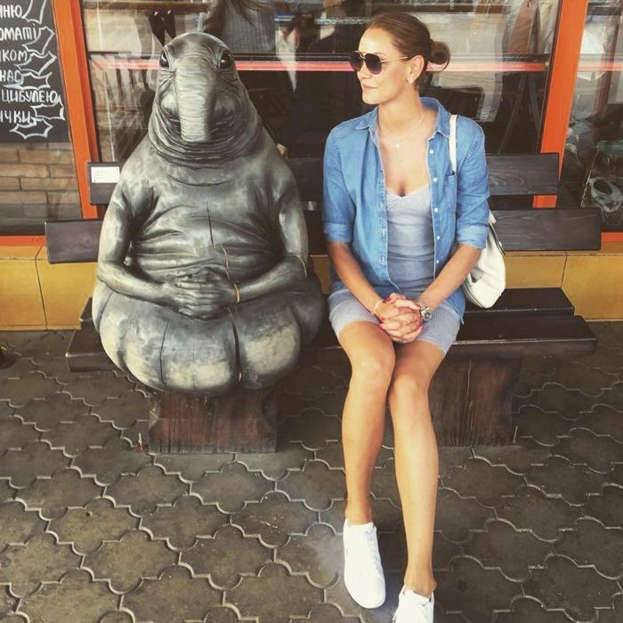 Fenerbahçe - Dinamo Moskova maçına damga vuran güzel: Nataliya Goncharova