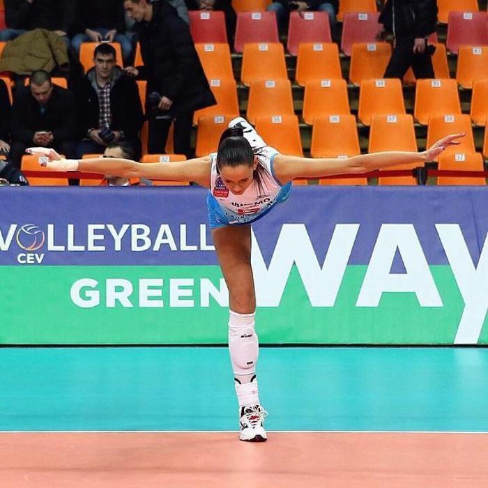 Fenerbahçe - Dinamo Moskova maçına damga vuran güzel: Nataliya Goncharova