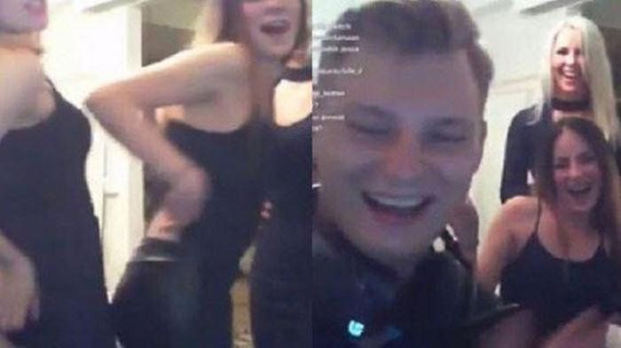 Twitch yayınında soyundu