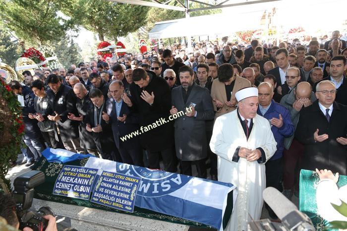 Ömer Onanın babası Utku Onan son yolculuğuna uğurlandı