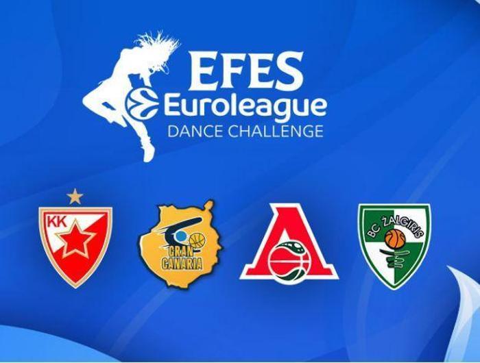 EuroLeaguede EFES Dance Challenge heyecanı başladı
