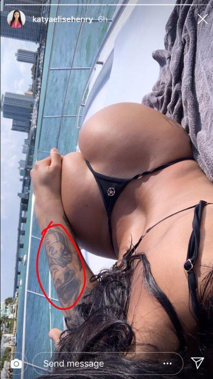 Katya Elise Henry sevgilisini paylaşımıyla ele verdi