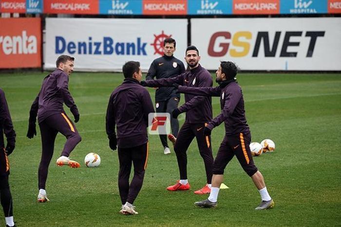 Fatih Terim Galatasaray - Benfica maçı öncesi idmanda şov yaptı