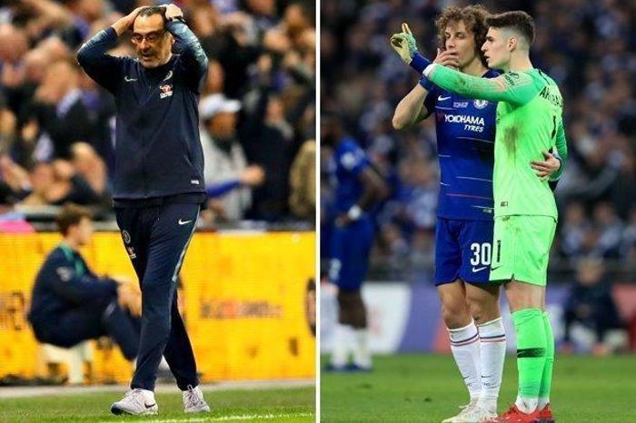 Carabao Cup finalinde büyük skandal Maurizio Sarri ile Kepa Arrizabalaga kavga etti