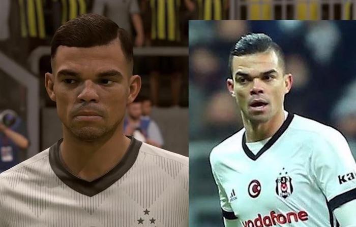 FIFA 19da Beşiktaşlı futbolcuların yüzleri
