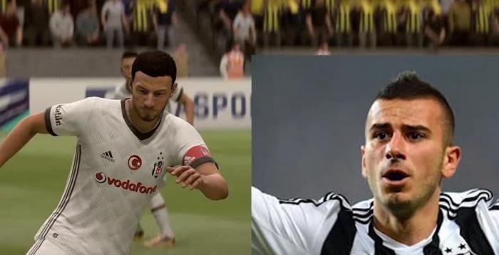 FIFA 19da Beşiktaşlı futbolcuların yüzleri