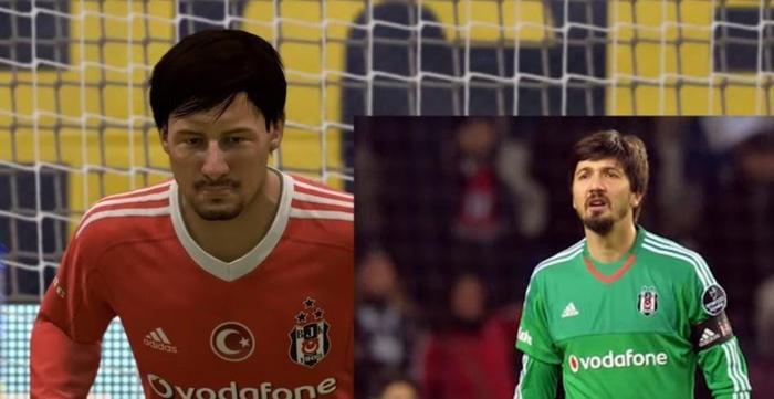FIFA 19da Beşiktaşlı futbolcuların yüzleri