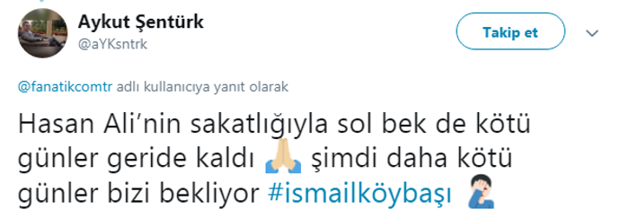 İsmail Köybaşı oynadı Hasan Ali kıymete bindi