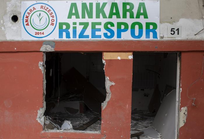 Ankara 19 Mayıs Stadyumundan geriye bu fotoğraflar kaldı