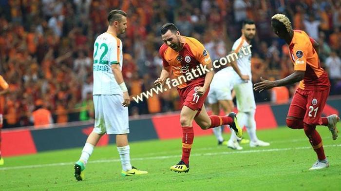 Galatasaray - Alanyaspor maçından kareler
