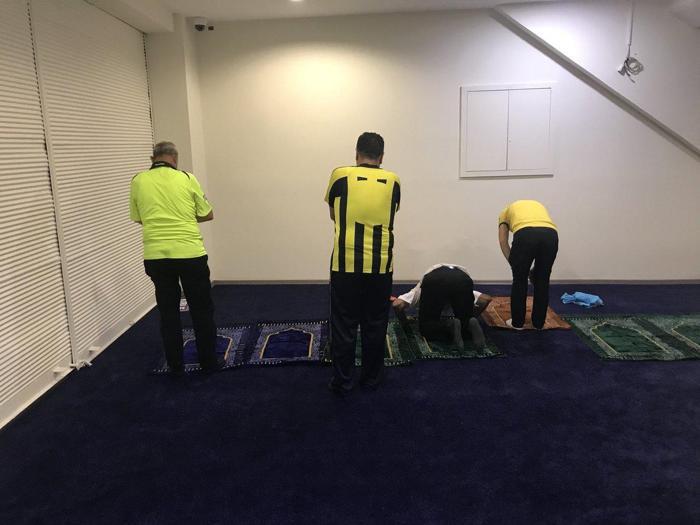 Ali Koç o sese kulak verdi Ülker Stadına mescit yapıldı