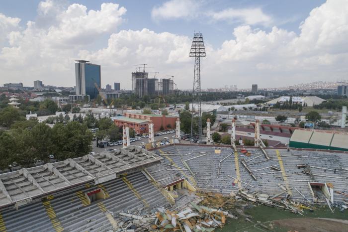 Ankara 19 Mayıs Stadyumundan geriye bu fotoğraflar kaldı