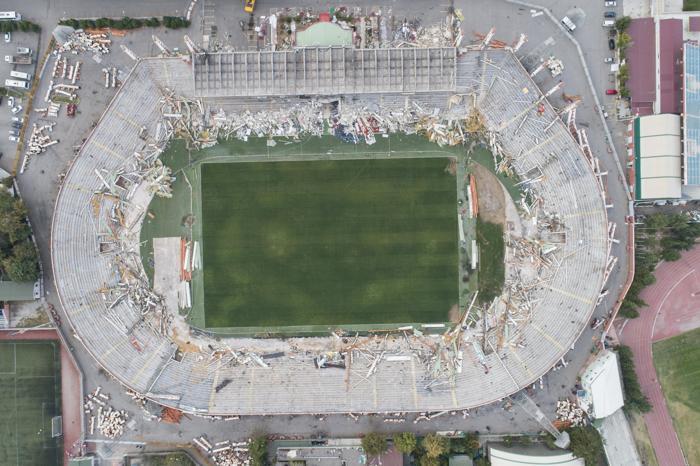 Ankara 19 Mayıs Stadyumundan geriye bu fotoğraflar kaldı