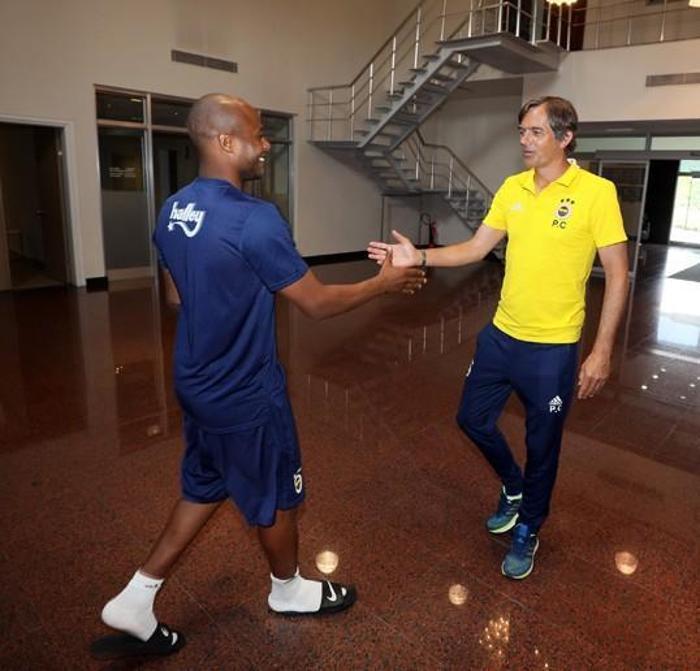 Ayew ilk idmanına çıktı Cocu ile ilk buluşma...