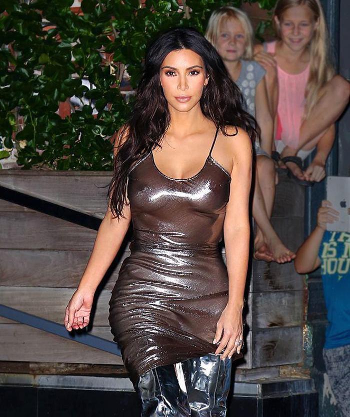 Kim Kardashian düğün dönüşü böyle görüntülendi