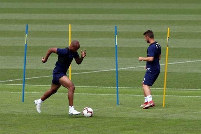 Ayew ilk idmanına çıktı Cocu ile ilk buluşma...
