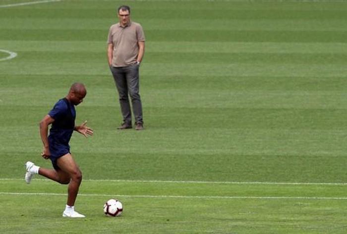 Ayew ilk idmanına çıktı Cocu ile ilk buluşma...