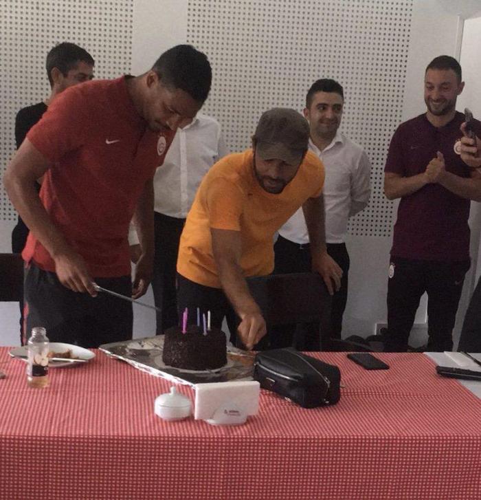 Galatasaray salonda çalıştı, güç depoladı