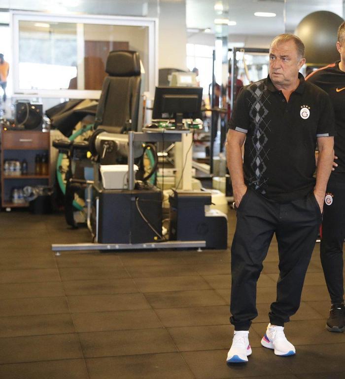 Galatasaray salonda çalıştı, güç depoladı
