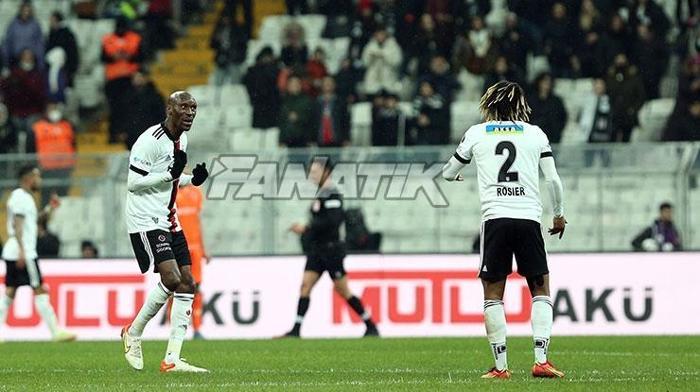 Beşiktaş-Başakşehir maçında gerilim Rosier-Atibanın ardından Trezeguet-Serdar Saatçı...