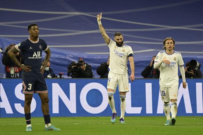 Şampiyonlar Liginin dev maçında Benzama ile Vinicius şov yaptı, Messi, Mbappe, Neymar yıkıldı