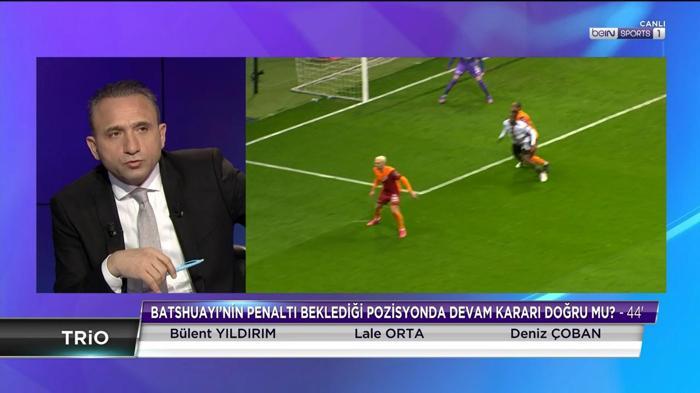Galatasaray-Beşiktaş derbisinin tartışmalı pozisyonlarını Deniz Çoban yorumladı Penaltı çıkmalı mıydı