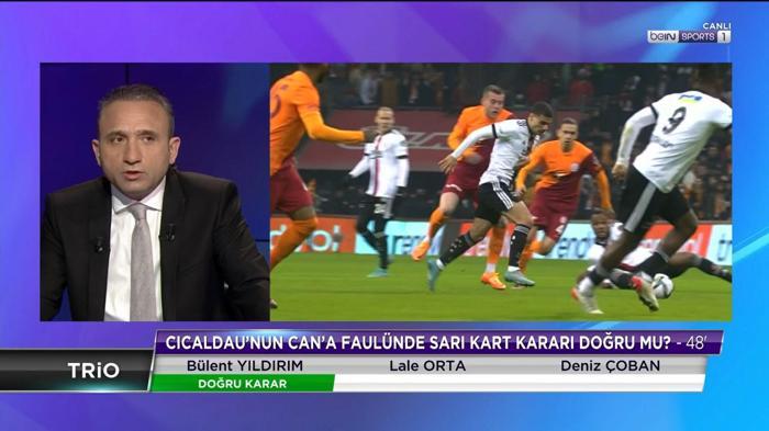 Galatasaray-Beşiktaş derbisinin tartışmalı pozisyonlarını Deniz Çoban yorumladı Penaltı çıkmalı mıydı
