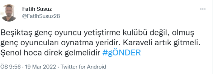 Beşiktaş taraftarı çıldırdı: İstifa et Önder Karaveli