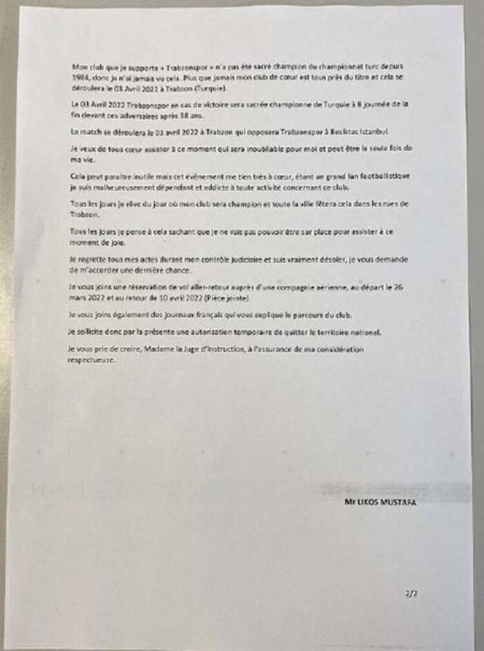 Fransız yargıçtan gurbetçi Trabzonspor taraftarına şampiyonluk izni