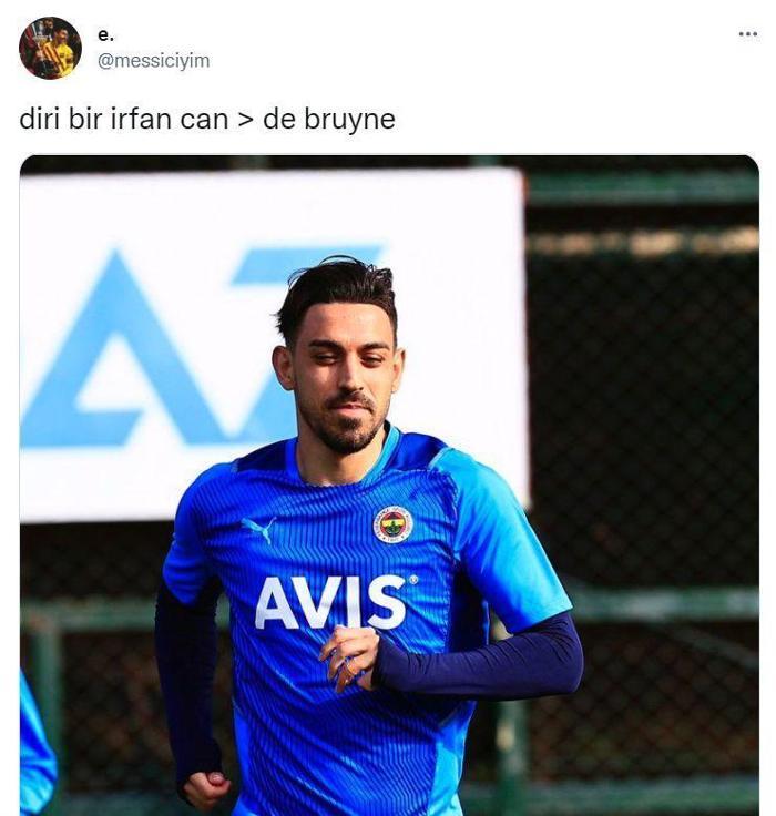 Fenerbahçe haberi... İrfan Can Kahveciye sosyal medyada övgü yağmuru De Bruyneden iyi