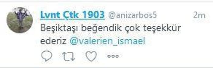 Beşiktaş taraftarından Valerien İsmaele tam not