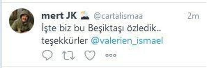 Beşiktaş taraftarından Valerien İsmaele tam not
