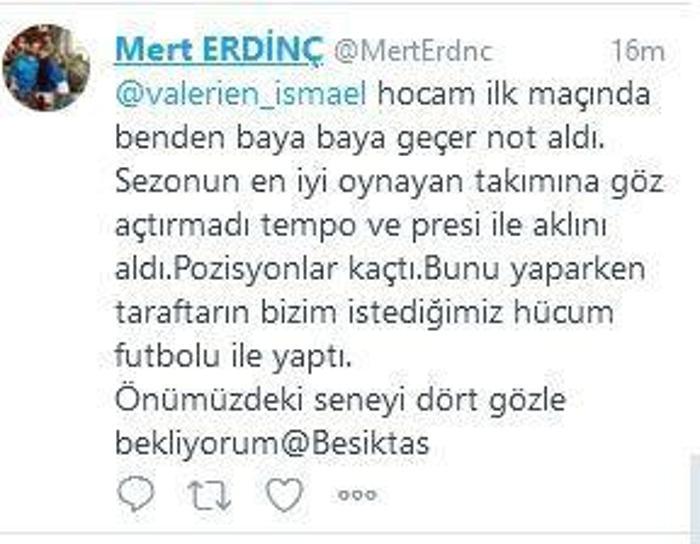 Beşiktaş taraftarından Valerien İsmaele tam not