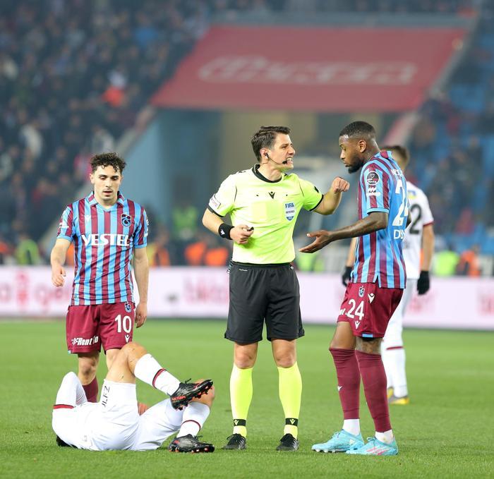 Deniz Çoban Trabzonspor - Fatih Karagümrük maçının tartışılan pozisyonlarını yorumladı: Kırmızı kart olmalıydı