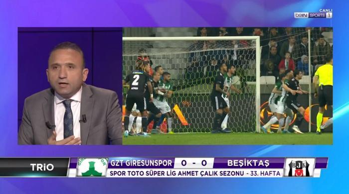 Deniz Çobandan Giresunspor - Beşiktaş maçı hakemi Arda Kardeşler için flaş yorum: O kadar kötü yönetti ki...