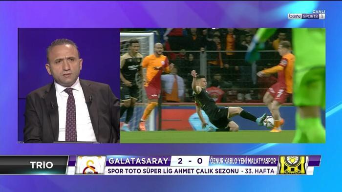 Deniz Çobandan Galatasaray-Yeni Malatyaspor hakemi Mustafa Kürşad Filiz için çarpıcı yorum: Buraların hakemi değil