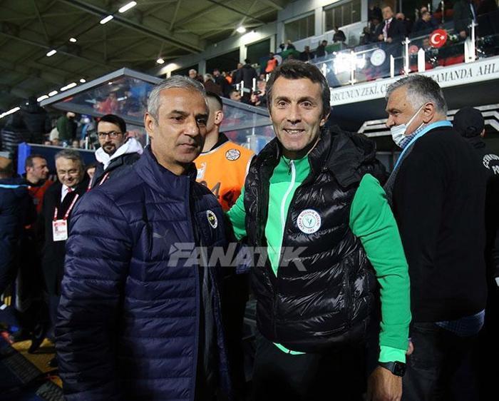 Çaykur Rizespor - Fenerbahçe maçında ekrana yansımayanlar Eski dostlar hasret giderdi