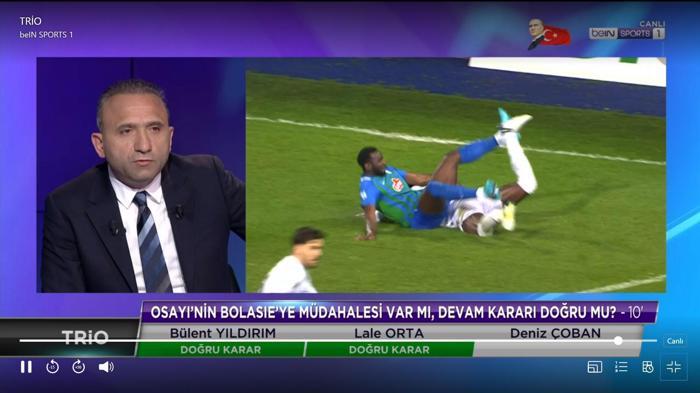 Çaykur Rizespor - Fenerbahçe maçını Deniz Çoban yorumladı: Penaltı olduğunu düşünmüyorum