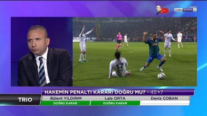 Çaykur Rizespor - Fenerbahçe maçını Deniz Çoban yorumladı: Penaltı olduğunu düşünmüyorum