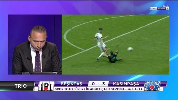 Beşiktaş-Kasımpaşa maçını Deniz Çoban yorumladı: Yasin Kol penaltı ve kırmızı kartı atladı
