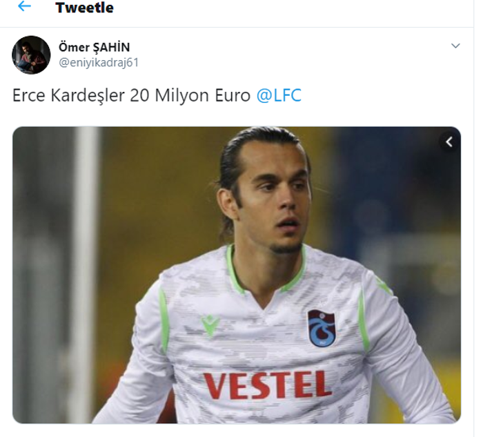 Erce Kardeşler Trabzonsporu taşıdı, sosyal medya yıkıldı