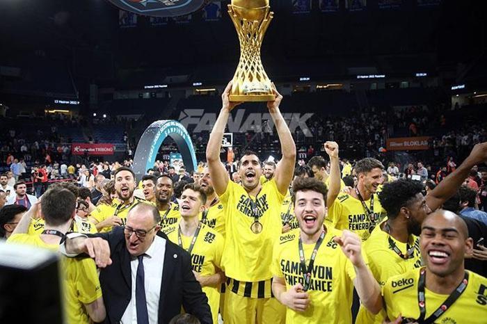 Fenerbahçe Bekoda şampiyonluk coşkusu