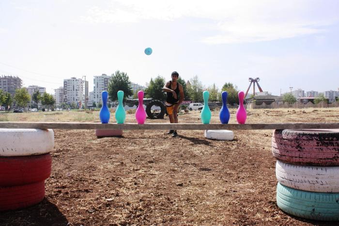 Survivor hayali için parkur kurdu