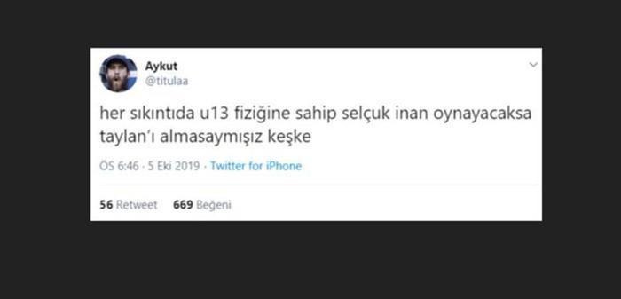 Galatasaray taraftarından Selçuk İnana şok tepki