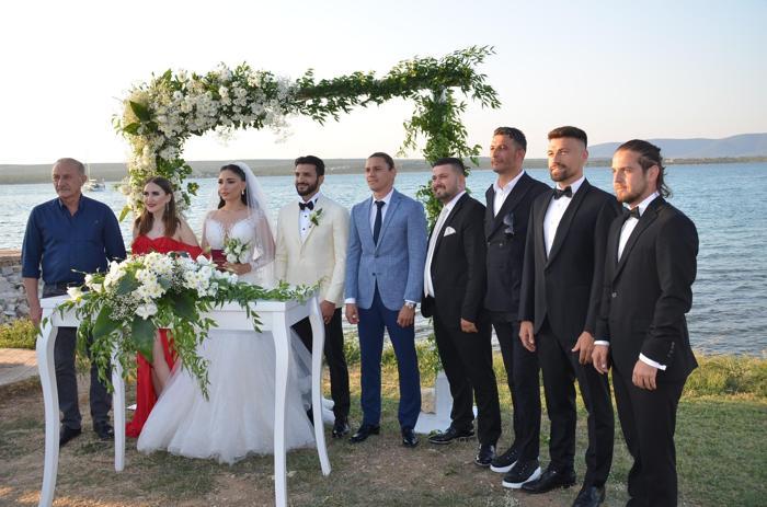 Giresunsporun başarılı stoperi Sergen Piçinciol, Didimde dünya evine girdi