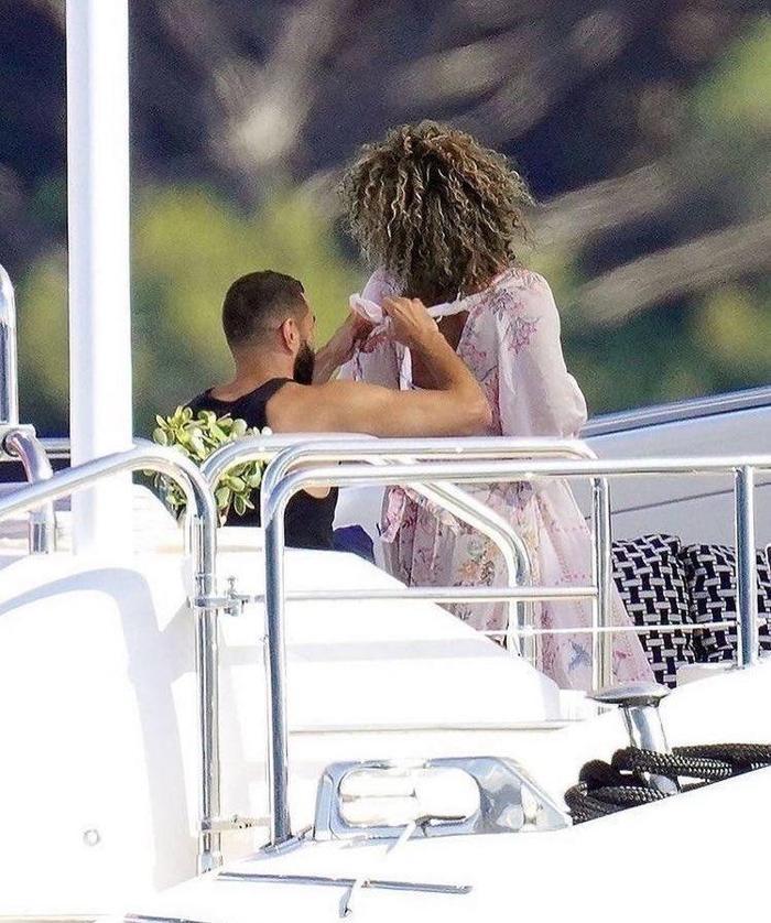 Karim Benzema, yeni sevgilisi Jordan Ozuna ile görüntülendi
